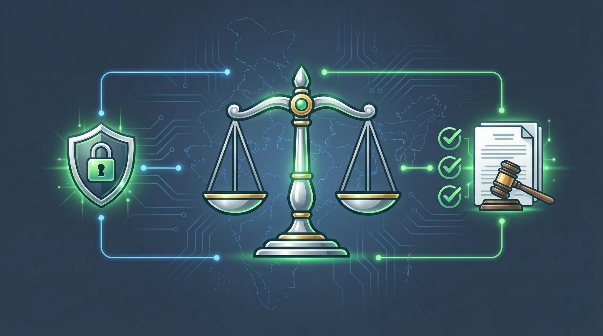 India online gaming legislation - scales of justice representing Supreme Court review of PROGA 2025 and online betting regulations