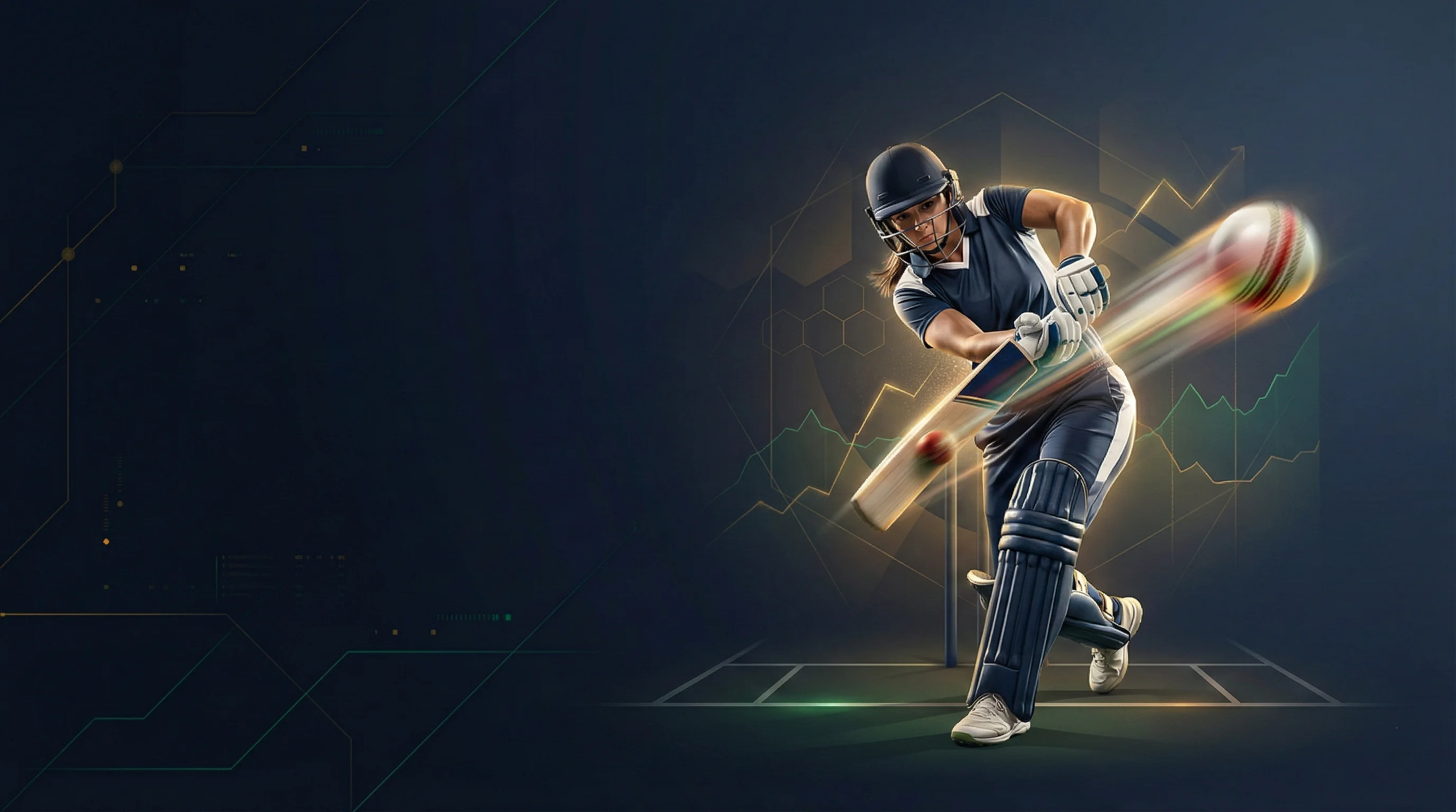 WPL 2026 winner prediction - Mumbai Indians favourites at 3.85 odds with female cricketer in action under stadium lights