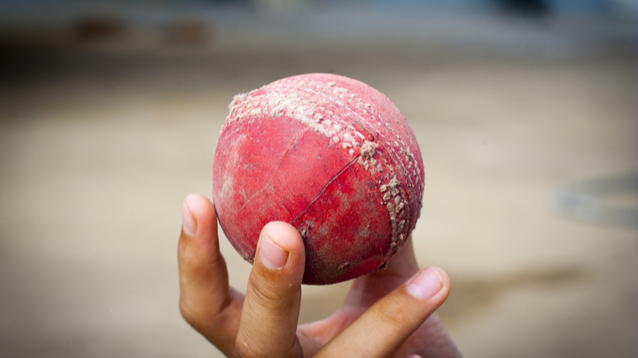 Red cricket ball